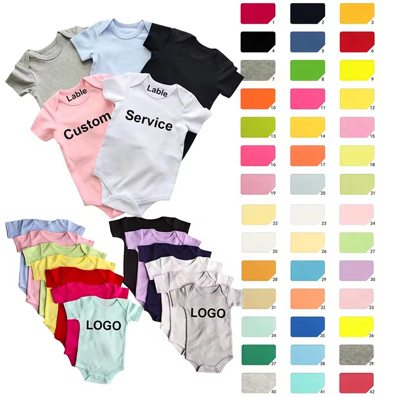 Personalizado bebé recién nacido Onesie peitado algodón bebé rapaza romper bebé traje